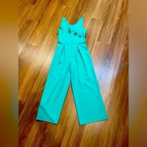 Teal girls romper size 10 brand Nicki’s Lew from Nordstrom